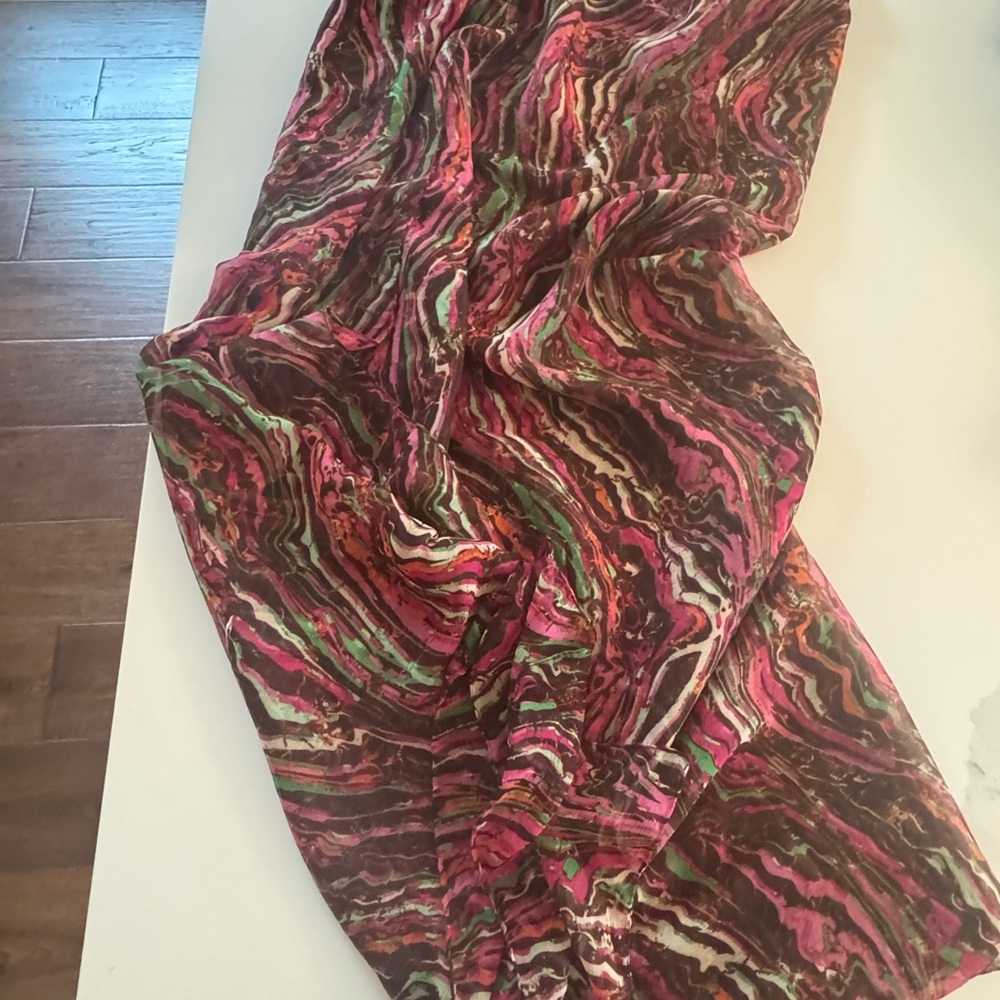 Vibrant Multicolor huge Women's Scarf/Scarf or swimsuit wrap